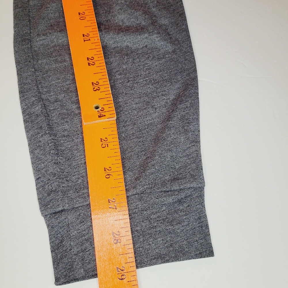 Joe Boxer Lounge Jumpsuit Women's Medium Gray Jogger Style Short Sleeve Casual - Picture 9 of 12